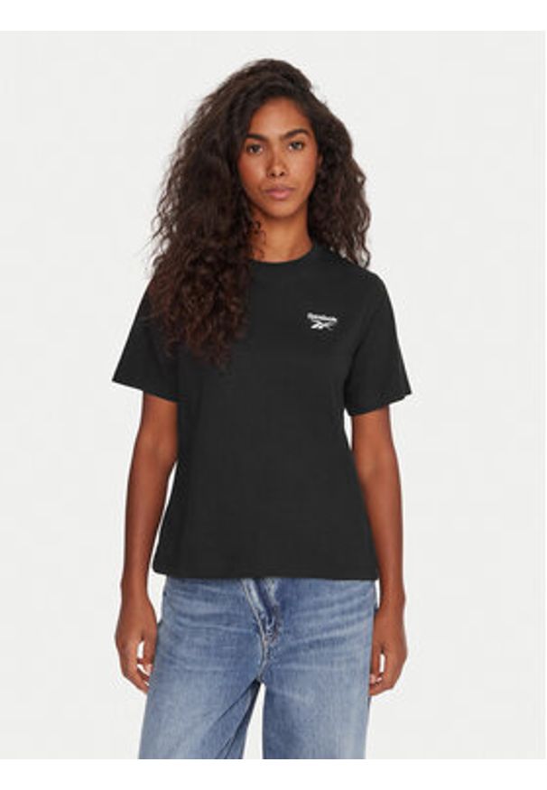 Reebok Komplet t-shirtów RK25194CCW Czarny Regular Fit. Kolor: czarny. Materiał: bawełna