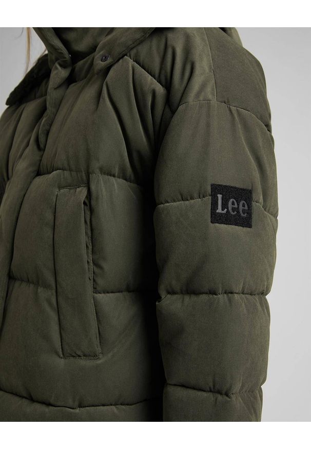 Lee - LEE PUFFER JACKET DAMSKA KURTKA ZIMOWA SERPICO GREEN L56VMMOJ 112113117. Sezon: zima