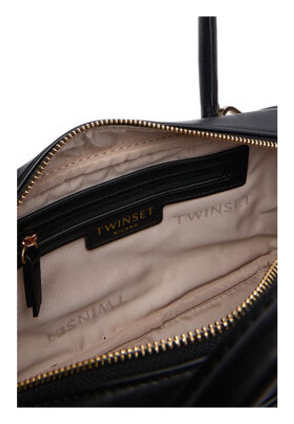 TwinSet - TWINSET Torebka 252TD8062 Czarny. Kolor: czarny. Materiał: skórzane
