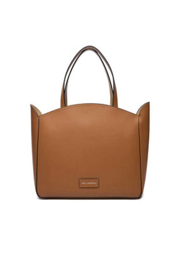 Karl Lagerfeld - KARL LAGERFELD Torebka A3W30043 Brązowy. Kolor: brązowy. Materiał: skórzane