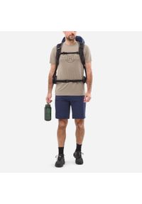 Koszulka męska z krótkim rękawem Millet Ubic Light Ts Ss M active fit. Kolor: beżowy. Materiał: tkanina, mesh. Długość rękawa: krótki rękaw. Długość: krótkie. Wzór: nadruk