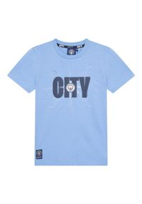MANCHESTER CITY - Oficjalna koszulka dziecięca Man City - 14 lat. Kolor: niebieski. Sezon: lato. Sport: piłka nożna