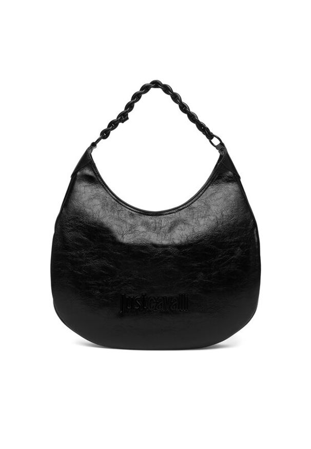 Just Cavalli Torebka 80RA4BC2 ZSD86 Czarny. Kolor: czarny. Materiał: skórzane