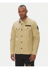 Aeronautica Militare Kurtka przejściowa 251AC032CT3505 Beżowy Regular Fit. Kolor: beżowy. Materiał: bawełna