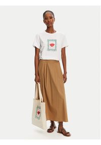 Marella T-Shirt Cappero 2515971052 Biały Regular Fit. Kolor: biały. Materiał: bawełna #4