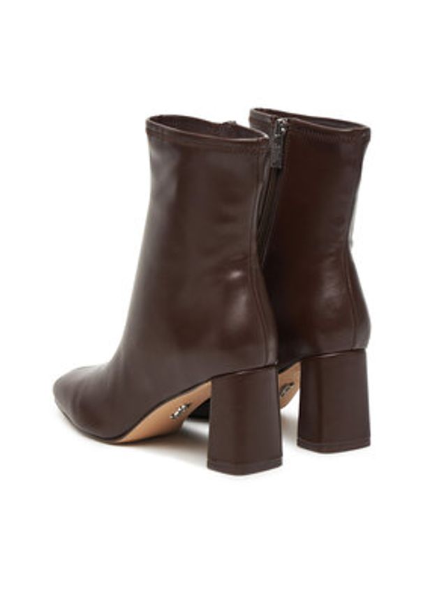Steve Madden Botki Hurst SM11003498 Brązowy. Kolor: brązowy. Materiał: skóra
