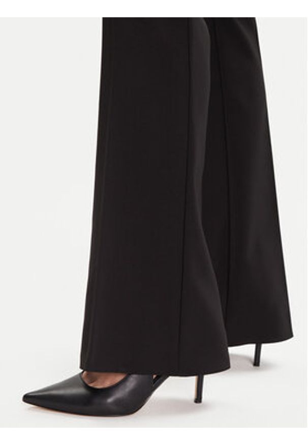 Rinascimento Spodnie materiałowe CFC0125318003 Czarny Flare Fit. Kolor: czarny. Materiał: syntetyk