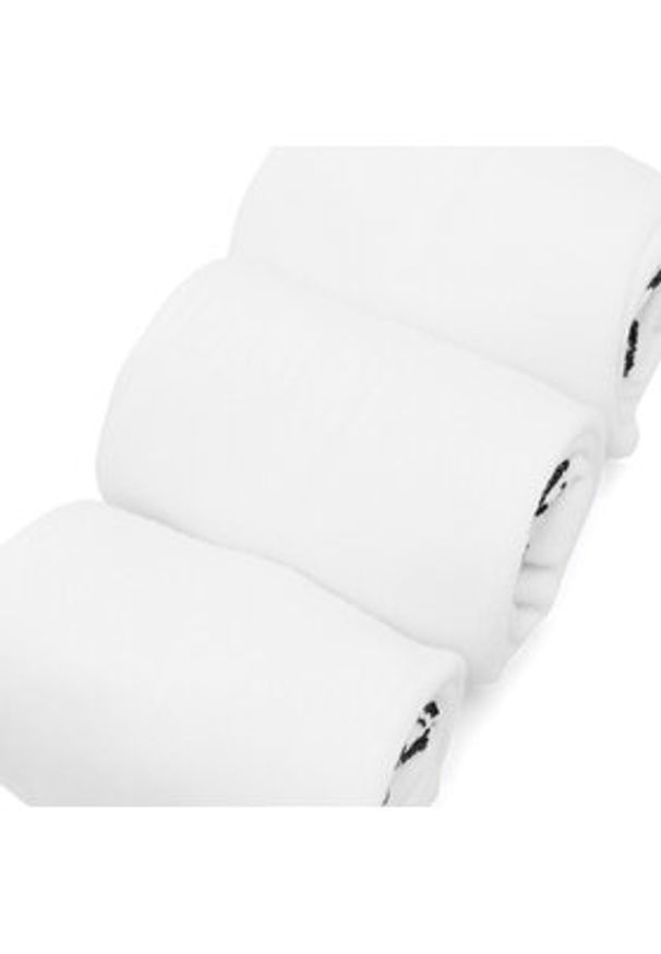 Reebok Skarpety długie R0427-SS24 (3-pack) Biały. Kolor: biały. Materiał: materiał