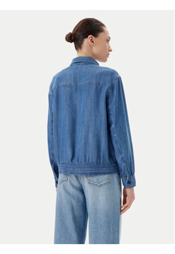 Olsen Kurtka jeansowa 15001600 Niebieski Regular Fit. Kolor: niebieski. Materiał: jeans, lyocell