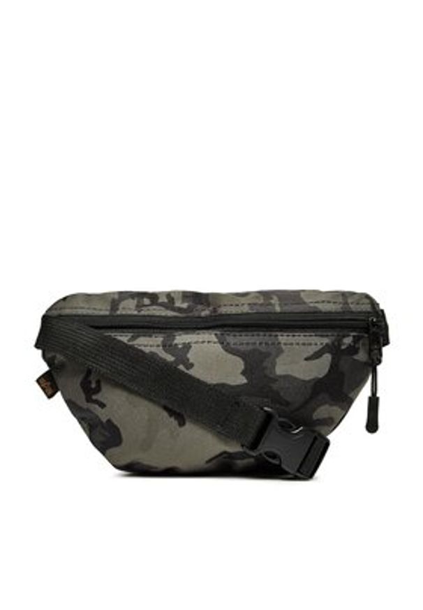 Alpha Industries Saszetka nerka Rubber Print 198912 125 Czarny. Kolor: czarny. Materiał: materiał. Wzór: nadruk