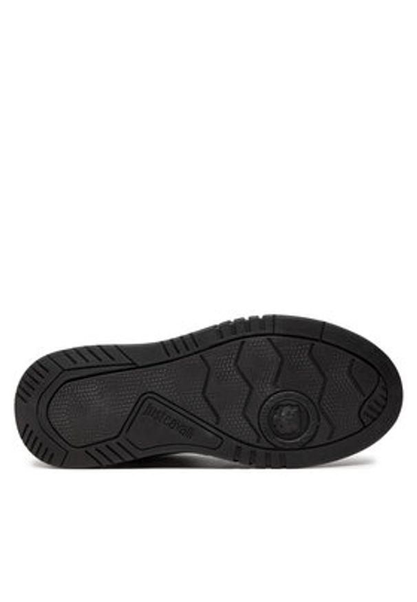Just Cavalli Sneakersy 76RA3SA1 Czarny. Kolor: czarny. Materiał: skóra