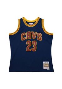 Mitchell & Ness - Koszulka NBA Cleveland Cavaliers LeBron James Alternate 2015. Kolor: niebieski. Sport: koszykówka #1