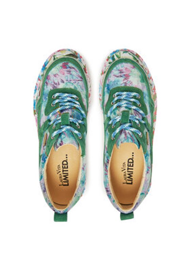 Laura Vita Sneakersy Soleno 06 Kolorowy. Materiał: skóra. Wzór: kolorowy