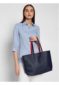 Lacoste Torebka Shopping Bag NF2142AA Czerwony. Kolor: czerwony. Materiał: skórzane