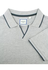 Oryginalna Koszulka Polo - Brave Soul - Popielata. Okazja: na co dzień. Typ kołnierza: polo. Kolor: szary. Materiał: bawełna, wiskoza. Styl: casual