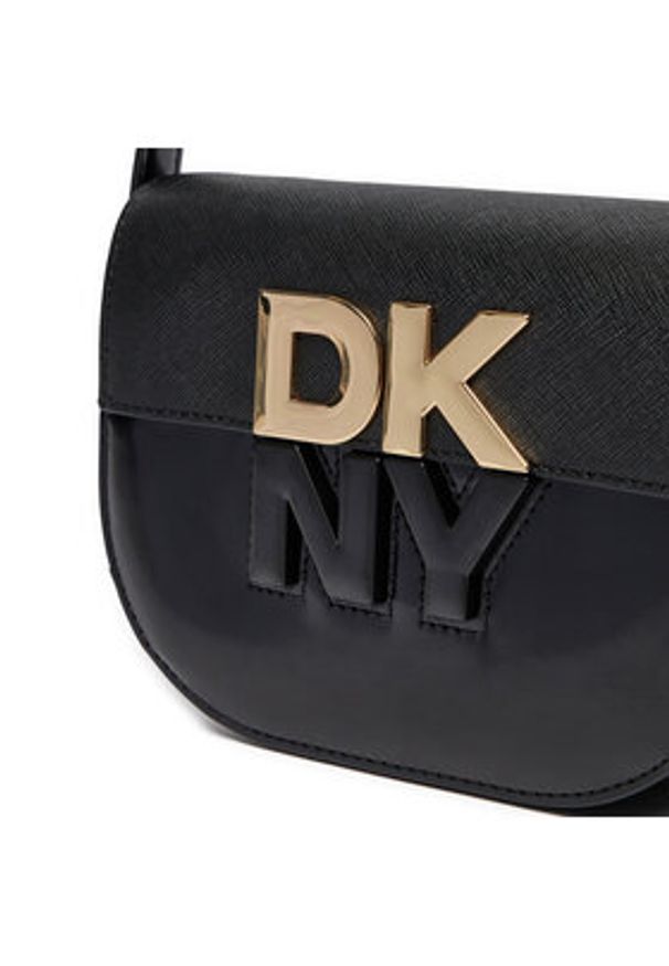 DKNY Torebka Echo Sm Flap Cbody R42EKE28 Czarny. Kolor: czarny. Materiał: skórzane