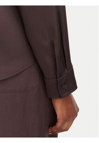Marella Koszula Edro 2625116081 Brązowy ciemny Regular Fit. Kolor: brązowy. Materiał: syntetyk #5