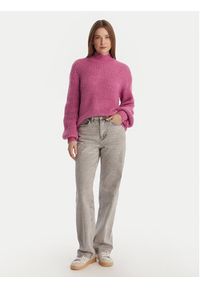 Vero Moda Sweter Ellie 10346753 Fioletowy Oversize. Kolor: fioletowy. Materiał: syntetyk #3