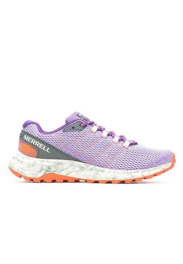Buty trekkingowe damskie Merrell Fly Strike. Kolor: fioletowy. Materiał: materiał, syntetyk. Szerokość cholewki: normalna