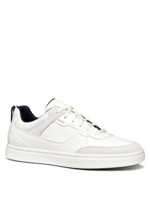 Geox Sneakersy U Baltmoore U56LDA 0BU11 C1000 Biały. Kolor: biały. Materiał: skóra