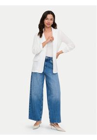 only - ONLY Marynarka Lita 15370275 Biały Regular Fit. Kolor: biały. Materiał: wiskoza #7