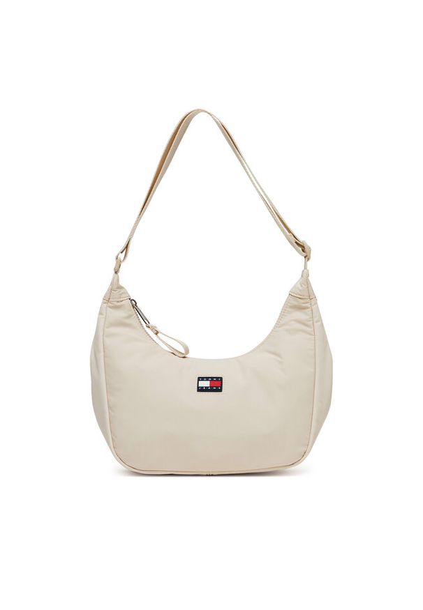 Torebka Tommy Jeans. Kolor: beżowy