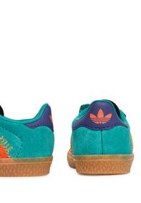 Adidas - adidas Sneakersy Gazelle Comfort Closure JR5940 Zielony. Kolor: zielony. Materiał: zamsz, skóra. Model: Adidas Gazelle #5