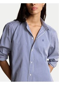 Polo Ralph Lauren Koszula 211891419001 Granatowy Regular Fit. Typ kołnierza: polo. Kolor: niebieski. Materiał: bawełna #4