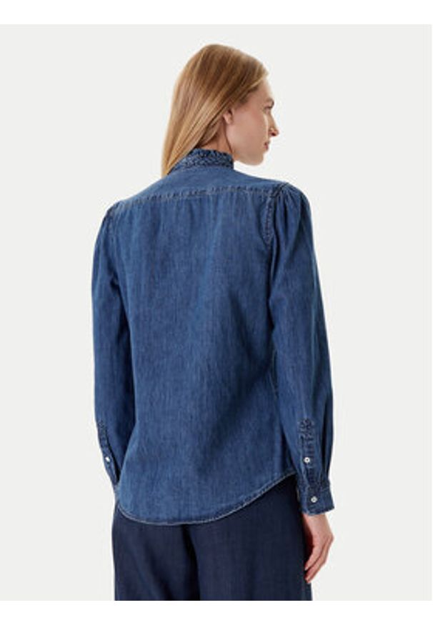 United Colors of Benetton - United Colors Of Benetton Koszula jeansowa 5RZKDQ0BE Niebieski Regular Fit. Kolor: niebieski. Materiał: bawełna
