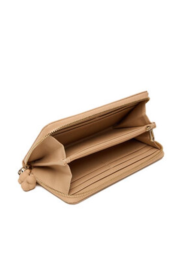 Tous - TOUS Portfel Brenda 2002105445 Beżowy. Kolor: beżowy. Materiał: skóra