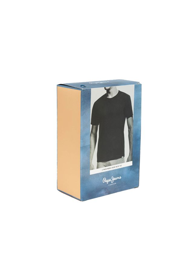 Pepe Jeans T-Shirt "2-Pack Aiden" | PM503657 | Mężczyzna | Biały. Okazja: na co dzień. Kolor: biały. Materiał: bawełna. Wzór: aplikacja. Styl: casual