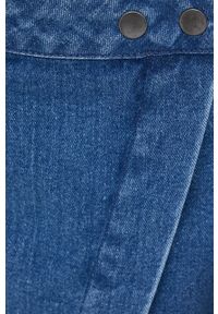 Noisy may - Noisy May spódnica jeansowa mini prosta. Okazja: na co dzień. Kolor: niebieski. Materiał: jeans. Styl: casual