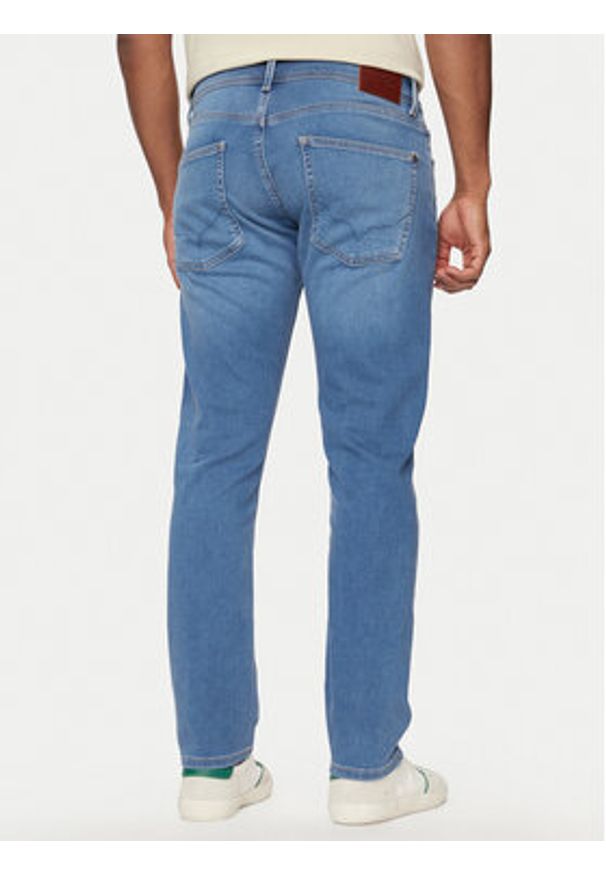 Pepe Jeans Jeansy PM207389 Niebieski Slim Fit. Kolor: niebieski