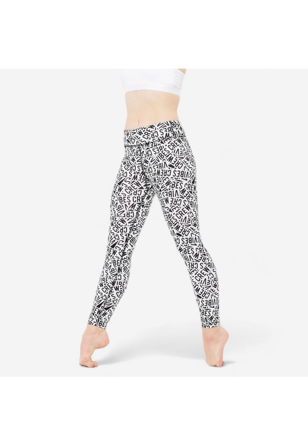 STAREVER - Legginsy do tańca nowoczesnego dla dzieci Starever wysoki stan. Stan: podwyższony. Materiał: materiał. Styl: sportowy