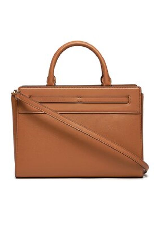 MICHAEL Michael Kors Torebka Primrose 30S4G12S2P Brązowy. Kolor: brązowy. Materiał: skórzane