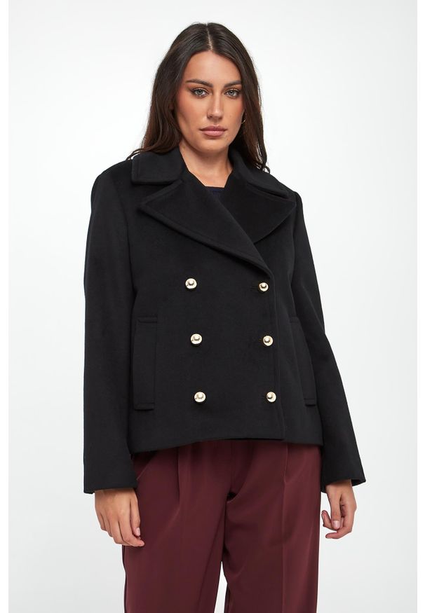 Marella - Kurtka damska wełniana z kaszmirem Lago MARELLA. Materiał: wełna, kaszmir