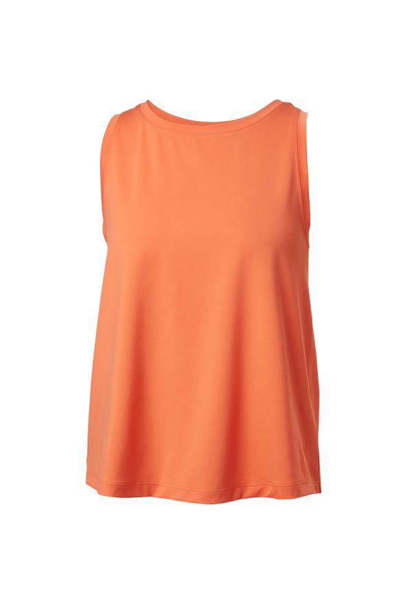 Top damski Helly Hansen Tech Split Back 2,0. Kolor: pomarańczowy. Sport: turystyka piesza