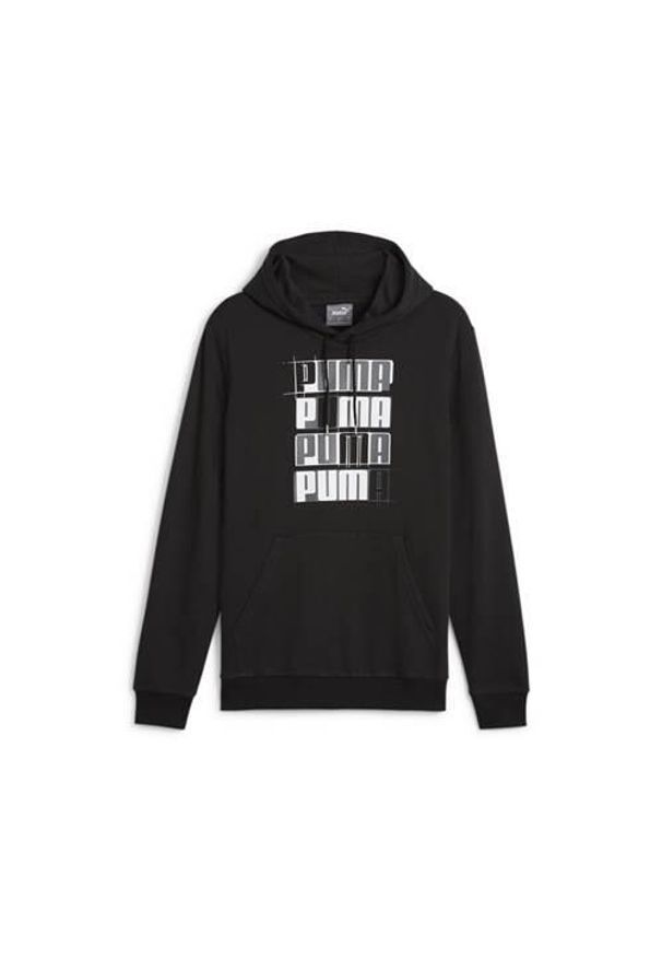 Bluzy sportowa męska Puma Ess+ Logo Lab. Typ kołnierza: kaptur. Kolor: czarny