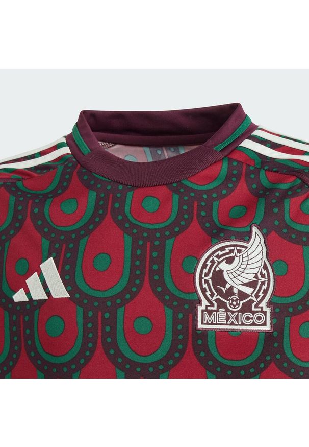 Adidas - Koszulka Mexico 24 Home Kids. Kolor: wielokolorowy. Materiał: materiał. Sport: piłka nożna