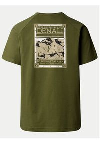 The North Face T-Shirt NF0A87NU Zielony Regular Fit. Kolor: zielony. Materiał: bawełna #4