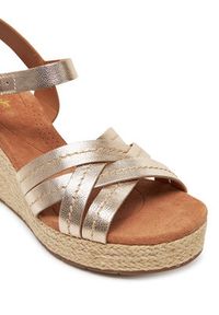 Clarks Espadryle Sabina Strap 26181463 Złoty. Kolor: złoty. Materiał: skóra #4