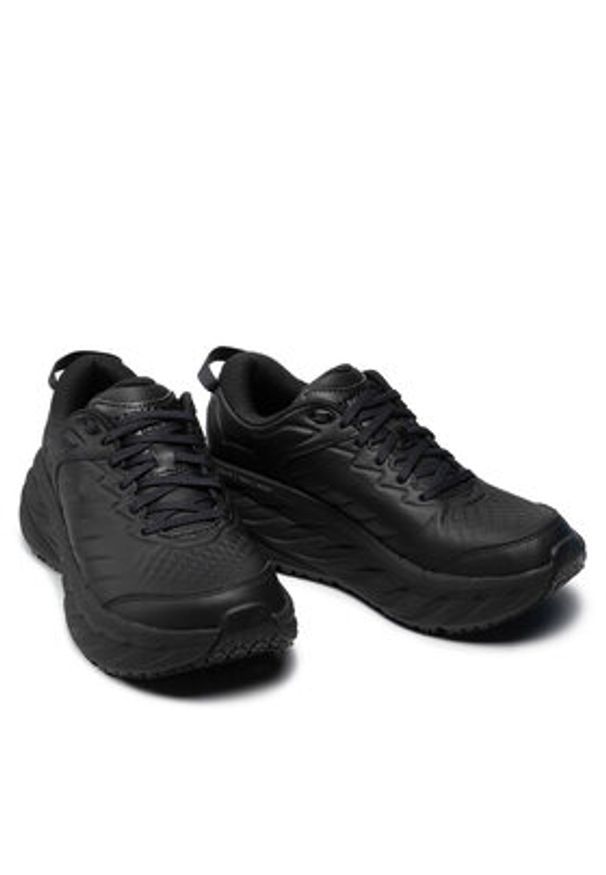HOKA - Hoka Sneakersy M Bondi Sr 1110520 Czarny. Kolor: czarny. Materiał: skóra