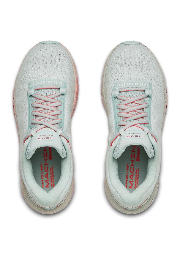 Buty Under Armour HOVR Machina, Kobiety. Kolor: biały. Materiał: materiał. Sport: bieganie