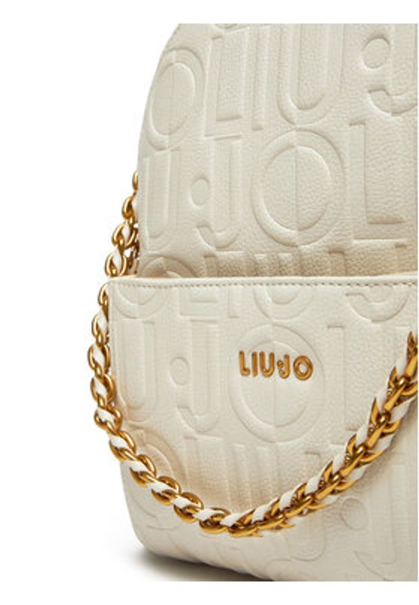 Liu Jo Plecak Ecs M Backpack AA5196 E0538 Écru. Materiał: skóra