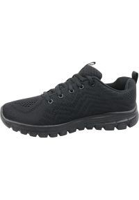 skechers - Buty Skechers Graceful Get Connected W 12615-BBK czarne. Kolor: czarny #3