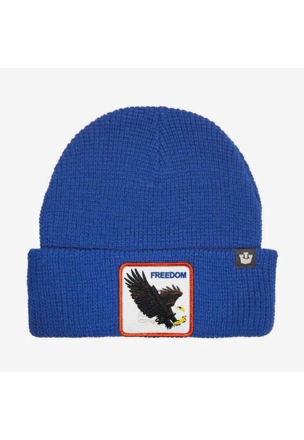 Czapka Beanie Goorin Bros New Heights Blue. Kolor: niebieski