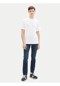 Tom Tailor Denim T-Shirt 1040880 Biały Relaxed Fit. Kolor: biały. Materiał: bawełna #5