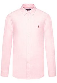 Polo Ralph Lauren Koszula Bsr 710792041 Różowy Custom Fit. Typ kołnierza: polo. Kolor: różowy. Materiał: bawełna #2