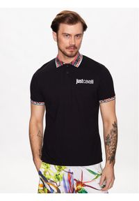 Polo Just Cavalli. Typ kołnierza: polo. Kolor: czarny #1