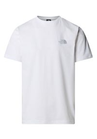 The North Face T-Shirt NSE Box NF0A8C4V Biały Regular Fit. Kolor: biały. Materiał: bawełna